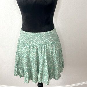 American Eagle fully lined summer skirt  sea green color Small